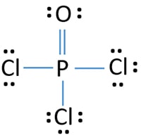 phosphorus oxychloride POCl3 lewis structure